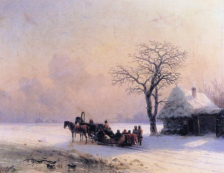  Winter Scene in Little Russia